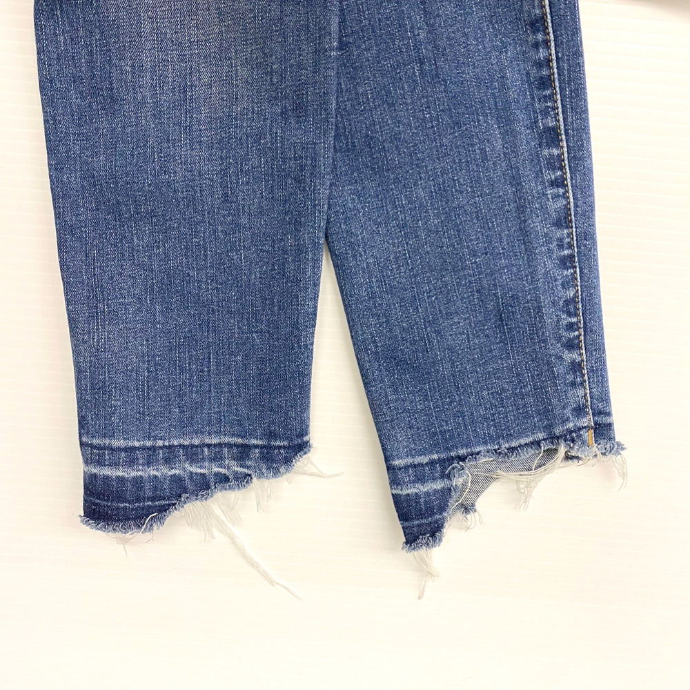 Madewell Jeans Size 26 Blue 10" High-Rise Skinny Crop Drop Step-Hem Edition - Picture 8 of 15